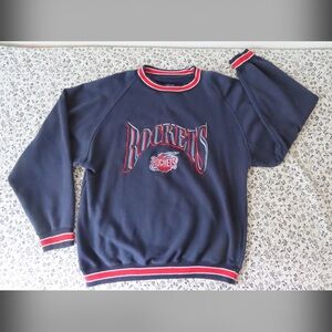 LOGO 7 Navy Blue Rockets Crewneck Sweater
